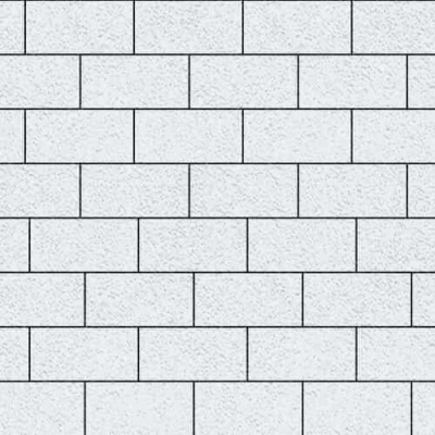 Брусчатка Steinrus Прямоугольник Белая Native 60 мм