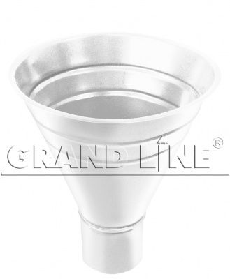 Воронка водосборная Grand Line 250/90 глянцевая RAL 9003 Сигнальный белый
