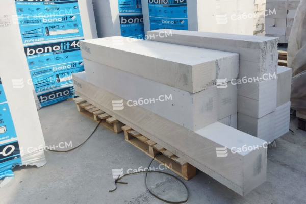 Газосиликатные блоки Бонолит Дмитров D400 625х200х500 стеновые