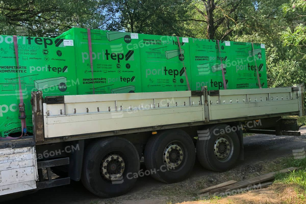 Газобетонные перегородочные блоки Poritep 625х250х75, D500