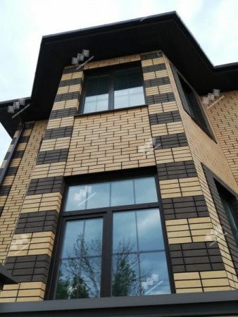 Облицовочный кирпич Железногорский Евро 0,7 НФ Слоновая кость дерево